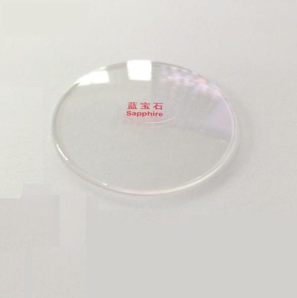 0.9mm-3.0mm Thick Double Dome Sapphire Watch Crystal Glass 17mm-43mm Diameter