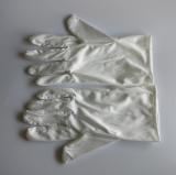 Microfiber Dust-free Glove Jewelry Disc Anti-Scratch White Wipe Cloth Glove