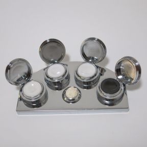 Metal Oil Cup Stand with 4 Containers Watchmakers Tool