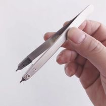 NO.6825-U Tweezer Tool with V-shape Tips for Removing Rx Spring Bar