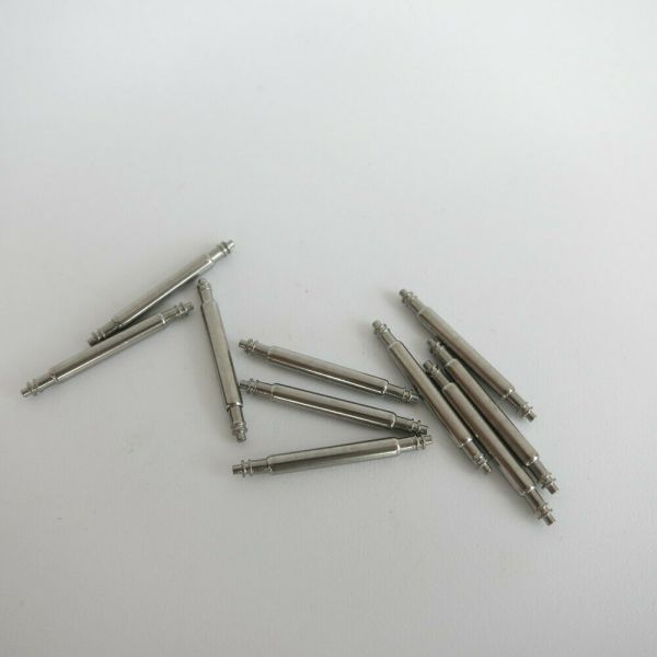 Pack of 5PCS 1.3mm 1.5mm 1.8mm 2.0mm Thick Stainless Steel Spring Bar with Double Shoulder