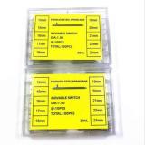 Box of 100PCS 1.5mm 1.8mm Thick Quick Release Spring Bar Length 14mm-24mm GF812U