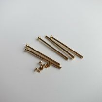 GF115E Set of Screw Type Brass T-Bar Assortment Kit Watch Parts 1.5mm Thick