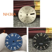28.5mm Green Luminous Watch Dial for NH35/36 Movement