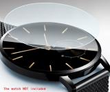2PCS/lot 27mm-43mm Clear Tempered Protective Film for Flat Watch Crystal