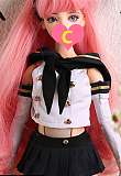 Mini Doll ミニドール T2ヘッド 58㎝巨乳  高級TPE製 セックス可能 軽量化 1.5㎏ 収納が便利 使いやすい 普段は鑑賞用 小さいラブドール 女性素体 フィギュア cosplay