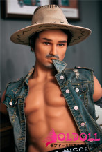 Irontechdoll トルソー  ＃４番ヘッド  TPE製男性ラブドール  ペニス取り外す式  male doll