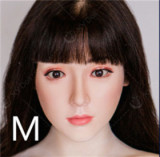 XYDOLL 158cm Cカップ ＃Eヘッド  シリコンヘッド＋TPEボディ 眉毛と睫毛植毛加工あり 等身大リアルラブドール
