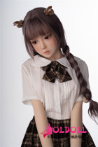 AXBDOLL 140cm バスト小  #A56ヘッド 掲載画像がリアルメイク塗装加工あり ロリ系TPEラブドール