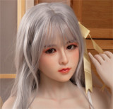 OLDOLL ヘッド単体 頭のみ シリコンヘッド 眉毛と睫毛植毛加工あり Ｍ16`ボルト採用 145-170CMのボディに適用