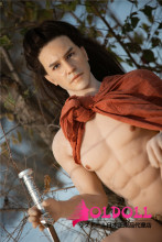 Qita Doll 130CM 金さん シリコン製ヘッド+tpe製ボディ 最新作 男性ラブドール ペニス分体式 等身大リアルドール