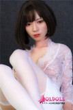OLDOLL 158cm 巨乳 #6ヘッド シリコンヘッド＋TPEボディ 眉毛と睫毛植毛加工あり 等身大ラブドール
