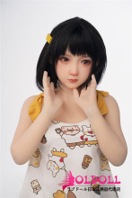 AXBDOLL 130CMバスト大 ＃A131ヘッド 掲載画像がリアルメイク付き ロリ系TPEラブドール