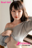 Real girl 158cm Eカップ ヘッド C4 シリコンヘッド ボディ素材TPE/シリコン選択可能 【C工場】等身大リアルラブドール