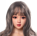 Bezlya DOLL  155cm Aカップ貧乳 #X水仙ヘッド  シリコン製ヘッド+tpeボディ 眉毛と睫毛植毛加工あり 等身大リアルラブドール