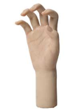 最新技術の骨格関節の手指（130㎝はこのオプション選択不可）