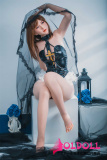 Bezlya DOLL  155cm Aカップ貧乳 #夕颜ヘッド  シリコン製ヘッド+tpeボディ 眉毛と睫毛植毛加工あり 等身大リアルラブドール