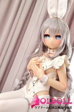 凹凸咪 aotume（アニメドール）135cm AAカップ slim #80ヘッド 掲載画像フルシリコン製 等身大 リアルラブドール