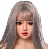 Bezlya DOLL  149cm 普通乳 Cカップ  #茉莉ヘッド  掲載画像職人メイク+専用眼球付き シリコン製ヘッド+tpeボディ 眉毛と睫毛植毛加工あり 等身大リアルラブドール