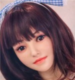 FUDOLL ヘッド#8 148cm Dカップ シリコンヘッド＋TPEボディ 眉毛と睫毛植毛加工あり 等身大リアルラブドール