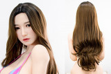 TOPSINO ＃T22ヘッド トルソー 95cm Dカップ シリコン製ラブドール等身大ダッチワイフ ヘッド：RRS+メイク ボディー：RSメイク