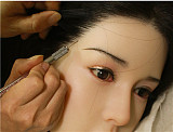 JYDOLL フルシリコン製ラブドール ヘッド水蜜桃(shui mitao) 170cm Dカップ スターメイク 睫毛と眉毛植毛あり