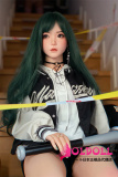 FUDOLL 148cm Dカップ #19ヘッド シリコンヘッド＋TPEボディ 眉毛と睫毛植毛加工あり 等身大リアルラブドール
