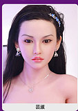 JYDOLL フルシリコン製ラブドール ヘッド淑雅(shuya) 168cm Eカップ スターメイク 睫毛と眉毛植毛あり