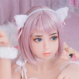 【最新関節指とリアルメイク塗装無料】AXBDOLL 140mバスト小  #A84ヘッド ラブドール  TPEリアルドール 等身大 新骨格 ダッチワイフ ロリ系