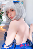 FUDOLL #J007ヘッド 新作ボディ155cm Aカップ シリコンヘッド＋TPEボディ 眉毛と睫毛植毛加工あり 等身大リアルラブドール