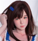FUDOLL #J007ヘッド 新作ボディ155cm Aカップ シリコンヘッド＋TPEボディ 眉毛と睫毛植毛加工あり 等身大リアルラブドール