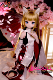 MOZU DOLL 85cm 狐（kitune）ちゃん ソフトビニール製頭部 TPE製ボディ  ラブドール 宣伝画像と同じ制服も付属