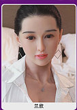 JYDOLL フルシリコン製ラブドール ヘッド晓兰(xiaolan) 150cm AAカップ  睫毛と眉毛植毛あり