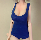 Mini Doll ミニドール  M12ヘッド 40cm 普通乳TPE製 bjd風関節ボディドール ソフトビニール製ヘッド 軽量化 収納が便利 使いやすい 普段は鑑賞用 小さいラブドール 女性素体 フィギュア cosplay
