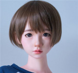 FUDOLL リアル口腔 開閉機能可能 #J024ヘッド 150cm Bカップ  フルシリコンドール 眉毛と睫毛植毛加工あり 等身大リアルラブドール