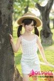 【リアルメイク塗装無料】AXBDOLL 110cm バスト平ら  #TB06ヘッド 掲載画像がリアルメイク塗装加工あり ロリ系TPEラブドール