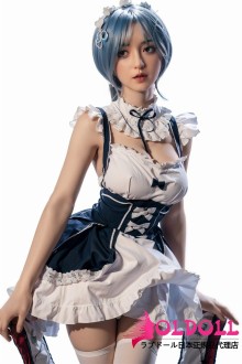 【AI美女】orange in フルシリコンドール 158cm Cカップ  #600ヘッド  ダッチワイフ