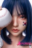 orange in フルシリコンドール 158cm Cカップ  ##6-020kヘッド  ダッチワイフ