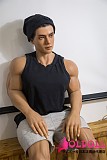 Qita Doll 最新作 177CM 韓さん フルシリコン製 筋肉タイプ 男性ラブドール ペニス分体式 宣伝画像日焼け肌色 等身大リアルドール イケメン