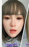 【11月1日-11月15日まで Jiusheng Dollキャンペーン半額追加ヘッド単体専用ページ 条件不足場合半額対応不可】Jiusheng doll ヘッド単体 シリコン製/TPE製選択可能 等身大リアルラブドール