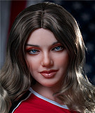 Irontechdoll 162cm Minus Aカップ  S5ヘッド  シリコン製リアルラブドール 塗装加工あり 眉毛と睫毛植毛加工あり  リアルドール 等身大 ダッチワイフ