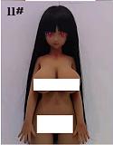 Mini Doll ミニドール 60cm普通乳 初音ヘッド シリコン製 セックス可能  収納が便利 使いやすい 普段は鑑賞用 小さいラブドール 女性素体 フィギュア cosplay