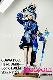 guavadoll（グアバ）番石榴 150cm Dカップ DM04(芙卡洛斯)ヘッド  ビニール（PVC）ヘッド+TPEボディ 1：1 等身大ラブドール ジョイントM16 他社と交換可能 138-150ＣＭのボディに適用 ナチュラル肌色