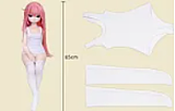 MOZU DOLL 等身大フィギュア 85cm 玲芽（suzume）ちゃん ソフトビニール製頭部 TPE製ボディ ラブドール 宣伝画像と同じ制服も付属