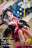 guavadoll（グアバ）番石榴 136cm AAカップ silica gelヘッド  ビニール（PVC）ヘッド+TPEボディ 1：1 等身大ラブドール ジョイントM16 他社と交換可能 138-150ＣＭのボディに適用 ナチュラル肌色