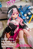 guavadoll（グアバ）番石榴 136cm AAカップ silica gelヘッド  ビニール（PVC）ヘッド+TPEボディ 1：1 等身大ラブドール ジョイントM16 他社と交換可能 138-150ＣＭのボディに適用 ナチュラル肌色