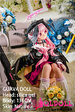 guavadoll（グアバ）番石榴 136cm AAカップ silica gelヘッド  ビニール（PVC）ヘッド+TPEボディ 1：1 等身大ラブドール ジョイントM16 他社と交換可能 138-150ＣＭのボディに適用 ナチュラル肌色