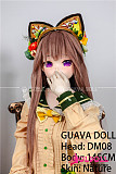 guavadoll（グアバ）番石榴 145cm Bカップ DM08ヘッド  ビニール（PVC）ヘッド+TPEボディ 1：1 等身大ラブドール ジョイントM16 他社と交換可能 138-150ＣＭのボディに適用 ナチュラル肌色