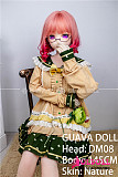 guavadoll（グアバ）番石榴 145cm Bカップ DM08ヘッド  ビニール（PVC）ヘッド+TPEボディ 1：1 等身大ラブドール ジョイントM16 他社と交換可能 138-150ＣＭのボディに適用 ナチュラル肌色