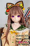 guavadoll（グアバ）番石榴 145cm Bカップ DM08ヘッド  ビニール（PVC）ヘッド+TPEボディ 1：1 等身大ラブドール ジョイントM16 他社と交換可能 138-150ＣＭのボディに適用 ナチュラル肌色